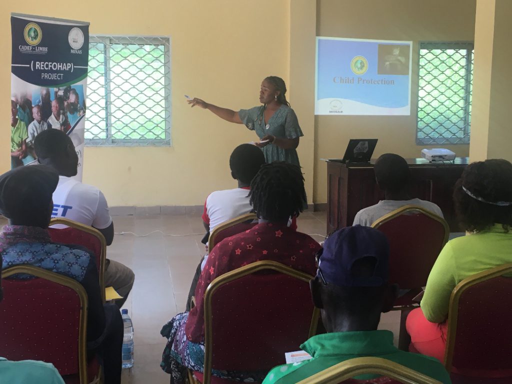 Community committee participants attend child protection training